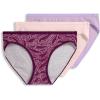 imageJockey Womens Underwear Organic Cotton Stretch Logo Bikini  3 PackLilac Cascade