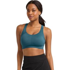 imageJockey Womens Bra Contour Hold Mid Impact Racerback Sports BraCurious Teal