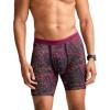 imageJockey Mens Underwear Chafe Proof Pouch Microfiber 85quot Long Leg Boxer Brief  3 PackMajestic BerryWarm TrailsBattleship