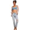 imageJockey Womens Bra Organic Cotton Stretch Triangle BraletteCoastline
