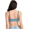 imageJockey Womens Bra Organic Cotton Stretch Triangle BraletteFrayed Teal Floral