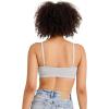 imageJockey Womens Bra Organic Cotton Stretch Triangle BraletteGrey Heather