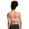 imageJockey Womens Bra Organic Cotton Stretch Triangle BraletteRose Candy Cane
