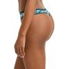 imageJockey Womens Underwear Organic Cotton Stretch Logo Thong  3 PackCoastline Mix