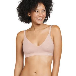 imageJockey Womens Bra Organic Cotton Stretch Triangle BraletteLight