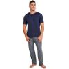 imageJockey Mens Sleepwear Ultra Soft PantFair Stripe Heather