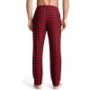 imageJockey Mens Sleepwear Ultra Soft PantFun Red Plaid