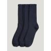 imageJockey Mens Socks Mens NonBinding Crew Socks  3 PackNavy