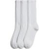 imageJockey Mens Socks Mens NonBinding Crew Socks  3 PackWhite