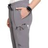 imageJockey Womens Scrubs Womens Cargo Scrub JoggerPewter