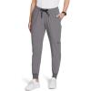 imageJockey Womens Scrubs Womens Cargo Scrub JoggerPewter