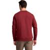 imageJockey Mens Loungewear Lightweight Cotton Blend Fleece Crew SweatshirtDeep Cranberry