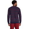 imageJockey Mens Loungewear Lightweight Cotton Blend Fleece Crew SweatshirtNavy Stripe