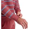 imageJockey Mens Loungewear Lightweight Cotton Blend Fleece Crew SweatshirtSingle Stripe