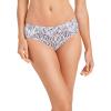 imageJockey Womens Underwear Plus Size Elance Bikini  3 PackPink HarmonyUneven LinesCherry Wine