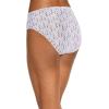 imageJockey Womens Underwear Plus Size Elance French Cut  3 PackFerris White ChevronSheer LilacDeep Sangria