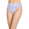 imageJockey Womens Underwear Plus Size Elance French Cut  3 PackMidnight IrisBouquet BloomFrothy Blue