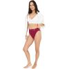 imageJockey Womens Underwear Plus Size Elance French Cut  3 PackRed PearWarm FloralSilver Plum