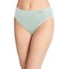 imageJockey Womens Underwear Plus Size Elance French Cut  3 PackSubtle MintPlacid Blue PalmDeep Lagoon