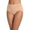 imageJockey Womens Underwear Supersoft Breathe Brief  3 PackBlackIvoryLight