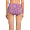 imageJockey Womens Underwear Supersoft Breathe Brief  3 PackFloral SprayPeach IcePurple Haze
