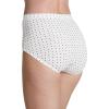 imageJockey Womens Underwear Supersoft Breathe Brief  3 PackLightSimple DotBlack