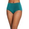 imageJockey Womens Underwear Supersoft Breathe Brief  3 PackSubtle MintSimple Floral ParadiseBayou