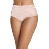 imageJockey Womens Underwear Supersoft Breathe Brief  3 PackWhiteSeashell RoseNeutral Rose Horizon