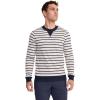 imageJockey Mens Loungewear Lightweight Cotton Blend Fleece Crew SweatshirtSeriously Stripe