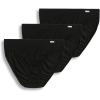 imageJockey Womens Underwear Supersoft French Cut  3 PackBlack