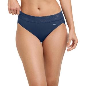 imageJockey Womens Underwear No Panty Line Promise Tactel Lace BikiniNocturne Blue