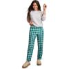 imageJockey Womens Sleepwear Soft Cool PantEmergent Plaid