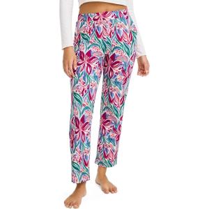 imageJockey Womens Sleepwear Soft Cool PantPrinted Elegance Jewel Tones