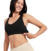 imageJockey Womens Bra Seamfree Cotton Blend Light Support BraletteBlack Night