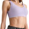 imageJockey Womens Bra Seamfree Cotton Blend Light Support BraletteViolet Veil