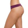 imageJockey Womens Underwear Seamfree ThongVintage Plum Stripe