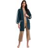 imageJockey Womens Loungewear Quilted WrapOcean Sky