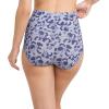 imageJockey Womens Shapewear Skimmies Cotton Stretch 360 Tummy Smoothing Brief  3 PackElegant Floral