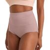 imageJockey Womens Shapewear Skimmies Cotton Stretch 360 Tummy Smoothing Brief  3 PackSandy ShimmerPink HazeTwilight Sands