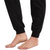 imageJockey Womens Sleepwear Organic Cotton Stretch JoggerBlack