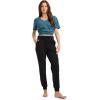 imageJockey Womens Sleepwear Organic Cotton Stretch JoggerBlack