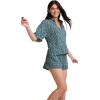 imageJockey Womens Sleepwear Waffle Sleep ShortIsland Floral