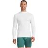 imageJockey Mens Baselayer Cotton Stretch Long Sleeve Mock Neck TeeDiamond White