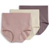 imageJockey Womens Shapewear Skimmies Cotton Stretch 360 Tummy Smoothing Brief  3 PackSandy ShimmerPink HazeTwilight Sands