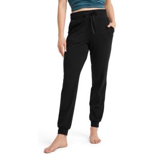 imageJockey Womens Sleepwear Organic Cotton Stretch JoggerBlack