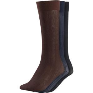 imageJockey Womens Socks Textured Trouser Socks  3 Pack
