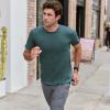 imageJockey Mens Activewear EVERACTIVE Crew Neck TeeCactus Pine Heather