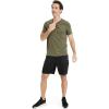 imageJockey Mens Activewear EVERACTIVE Crew Neck TeeMilitary Green Heather