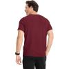 imageJockey Mens Activewear EVERACTIVE Crew Neck TeeRed Pear Heather