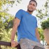 imageJockey Mens Activewear EVERACTIVE Crew Neck TeeTrue Blue Heather